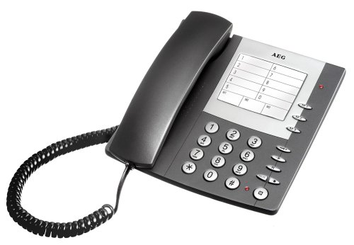 Elektronik und Foto: AEG/ITM Milano 20 Telefon schnurgebunden Komfort anthrazit
