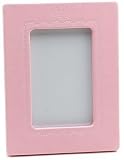 Precious Keepsakes Pink Leatherette 4 X 6 Photo Frame