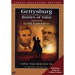 Gettysburg and Stories of Valor - CIVIL WAR MINUTES III Public Television Edition DVD