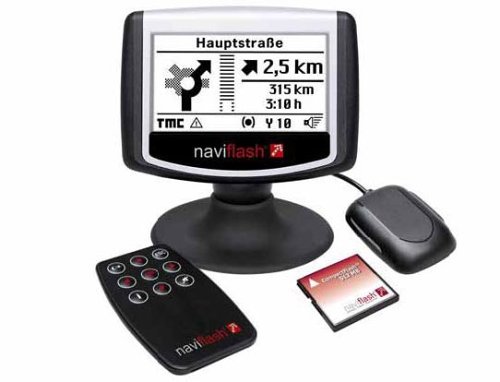 NoteBook: Naviflash Classic mobile Navigation wei�es Display PNA Navigationssystem