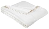 Fillmore 100% Egyptian Cotton Twin Blanket, Ivory
