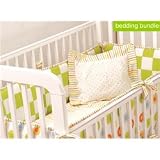 Babylicious Fitted Happy Dot Crib Sheet - Neutral