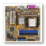 Mainboard Uatx Nvidia Geforce 6150/NFORCE 430 Socket 939 FSB2000 / 1600 Mt/s   A