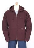 RIGGS WORKWEAR by Wrangler Mens Big and Tall Zip Front Hooded Fleece