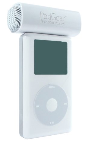Projektoren: PodGear PocketParty Mini Lautsprecher-Konsole f�r iPod nano weiss