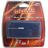 Camcorder: Card-Reader USB 2.0 R/W 21in1 SM MMC SD xDC �Drive Mem.Stick/Pro takeMS