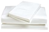 Victoria Collection Queen White Cotton Sateen 1000TC Sheet Set