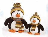 cover of Stuffed Penguin with Stripped Hat and Scarf 9