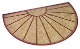 Lewis Hyman Sunburst 24-by-39-Inch Doormat, Red and Beige #0500141