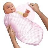 Swaddleme&reg; Adjustable Infant Wrap 100% Cotton Flannel Large, Pink Gingham