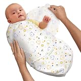 Swaddleme&reg; Adjustable Infant Wrap 100% Cotton Knit Small, Circle Bear Print