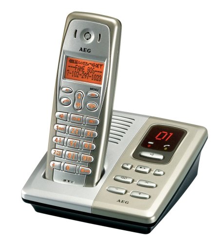 Elektronik Und Foto: AEG Fame 305 schnurloses Telefon mit Anrufbeantworter