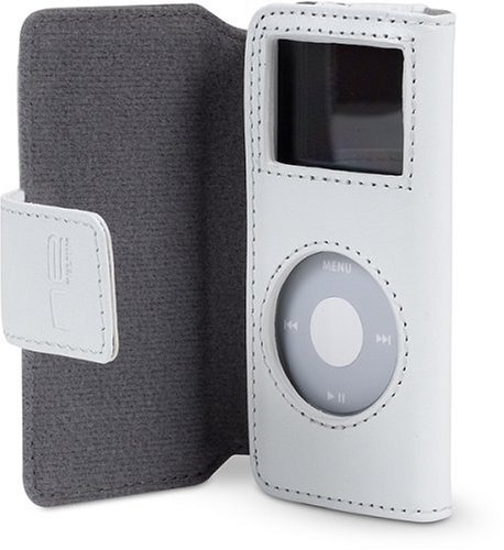 Kamerazubeh&ouml;r: Belkin iPod Folio Ledertasche f�r iPod nano weiss