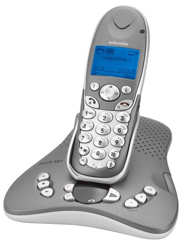 Festplatten: Swissvoice Eurit 557 schnurloses ISDN Telefon mit digitalem Anrufbeantworter