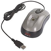 Elektronik und Foto: APC optische Maus mit Fingerabruckscanner USB