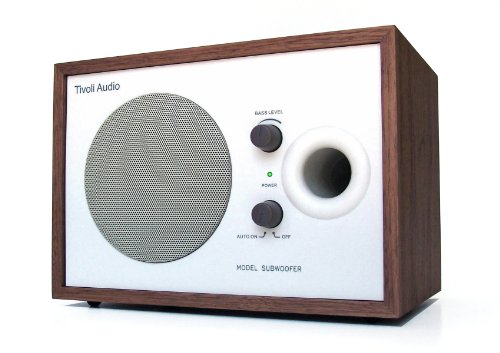 TV Ger&auml;te: Tivoli Model Sub Aktiver Subwoofer walnuss/beige