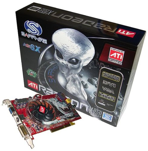 Festplatten: Sapphire Radeon X850 Pro ViVo AGP Grafikkarte Full Retail