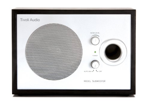 TV Ger&auml;te: Tivoli Model Sub Aktiver Subwoofer schwarz/silber