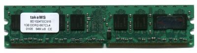 Digitalkameras: DDR2 1GB PC667 U(64Mx8) 16Chip CL4 takeMS