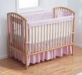BreathableBaby CribShield&reg; - Pink Gingham