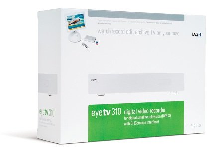 Drucker: Elgato EYETV 310 SAT TV Digitaler Videorekorder weiss f�r digitales Sateliten-Fernsehen (DVB-S) am Mac