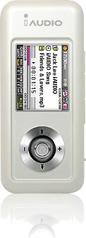 Navigationssysteme: iAudio U3 Tragbarer MP3-Player 512 MB weiss