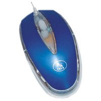 Elektronik und Foto: A-Four Tech SWOP-3 blau Maus optisch PS/2 + USB 3 Tasten 800 dpi + Tastenrad blau