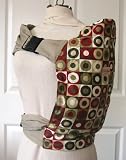 EllaRoo Mei Hip Baby Carrier - Red Metro/Khaki