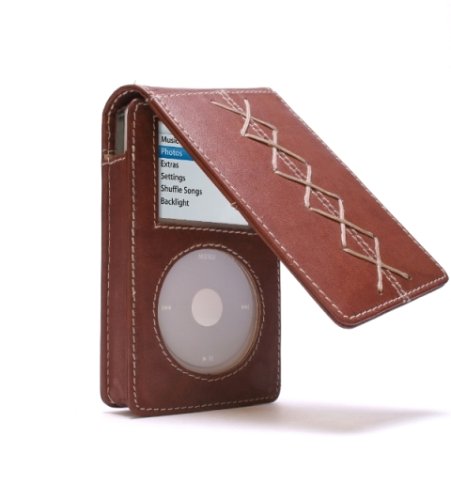 Digitalkameras: DLO Relaxed Leder Tasche f�r iPod 5 G. Video