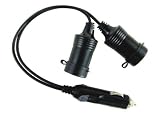 CUSTOM ACCESSORY 12 volt 2-Way Cigarette Lighter Plug Wire Lead Adapter -Model # 18809