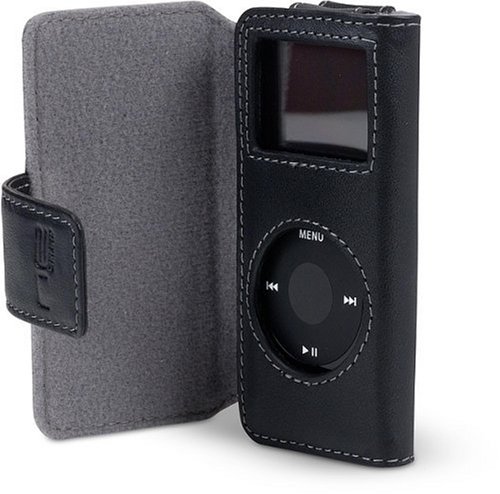 Kamerazubeh&ouml;r: Belkin iPod Folio Ledertasche f�r iPod nano schwarz