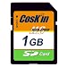 Vente de Livres.com : Coskin Carte Secure Digital (SD) - Carte Mémoire Flash - 1 Go - CKI-SD-1GB