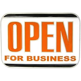 OPEN FOR BUSINESS Belt Buckle by Body Candy