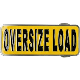 OVERSIZE LOAD Belt Buckle by Body Candy