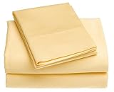 300-Thread-Count 100% Cotton Queen Sheet Set, Buttercup