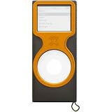 XtremeMac MicroGlove for iPod nano Case-Black/Orange IPN-MGL-20