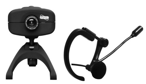 Verst&auml;rker und Receiver: Vidis Skype Webcam und USB Mobility Headset PC Kamera WEB + Kopfh�rer