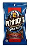 Pemmican Premium Cut Beef Jerky, Peppered, 6-Count Box