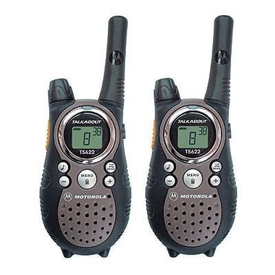 MP3 Player: Motorola PMR Twinpack T5622 Funkger�t mit Vibrations-Alarm beleuchtetem Display