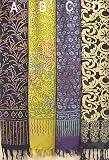10"x 66" Rayon Batik Scarves