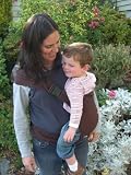 Ellaroo Mei Hip Baby Carrier - Leaf/Black