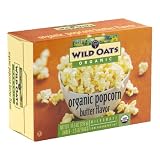 Wild Oats Organic Popcorn, Butter, 10.5-Ounce Boxes (Pack of 12)