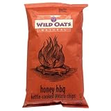 Wild Oats Natural Kettle Cooked Potato Chips, Honey BBQ, 5-Ounce Bags (Pack of 15)