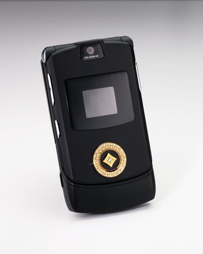 MP3 Player: Motorola RAZR V3 Diamanten-Handy mit 41 echten Brillanten