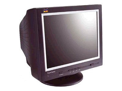 Verst&auml;rker und Receiver: Viewsonic E96f+SB Monitor 19' 1792 x 1344 62Hz Schwarz