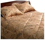 Malibu Shores Multi Tropical 4 Piece Jacquard Comforter Set, King