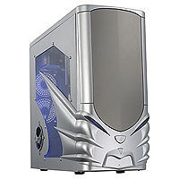 MP3 Player: MS-TECH LC-500 Silber PC Geh�use MiniTower 4 x 5.25 Silber