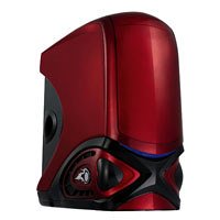 MP3 Player: MS-TECH LC-560 Rot PC Geh�use Minitower 4 x 5.25 rot