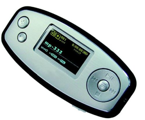 Kompaktanlagen: Karcher MP 333 Tragbarer MP3-Player mit FM-Radio 256 MB silber