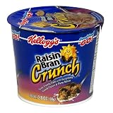 Kelloggs Raisin Bran Crunch Cups, 2.8-Ounce Cups (Pack of 60)